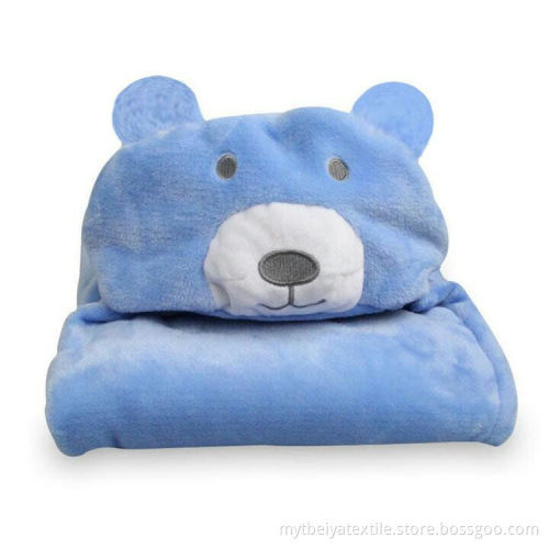 New design with ear sublimation blanks baby towel